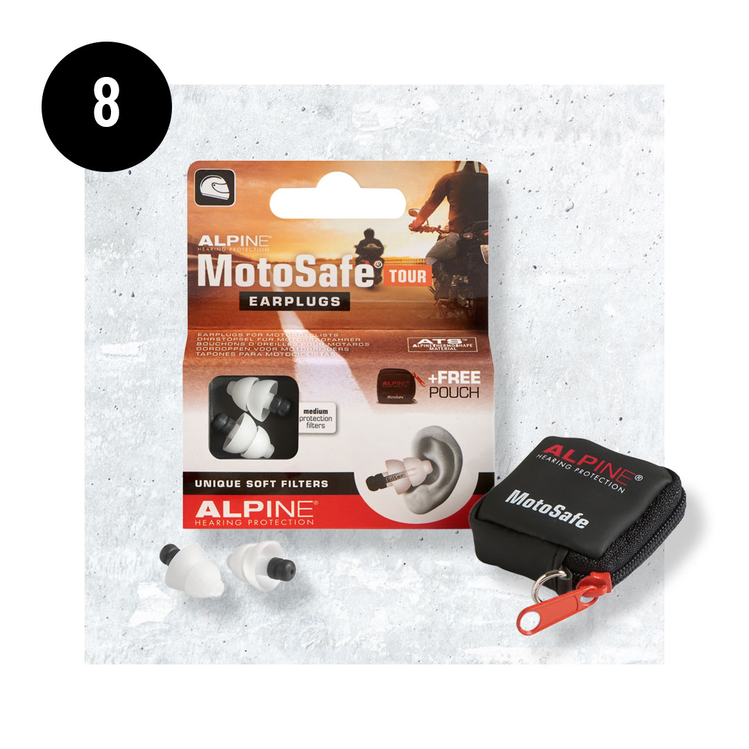 Australian Christmas Gift Ideas For Road Riders Alpine Hearing Protection MotoSafe Tour Earplugs