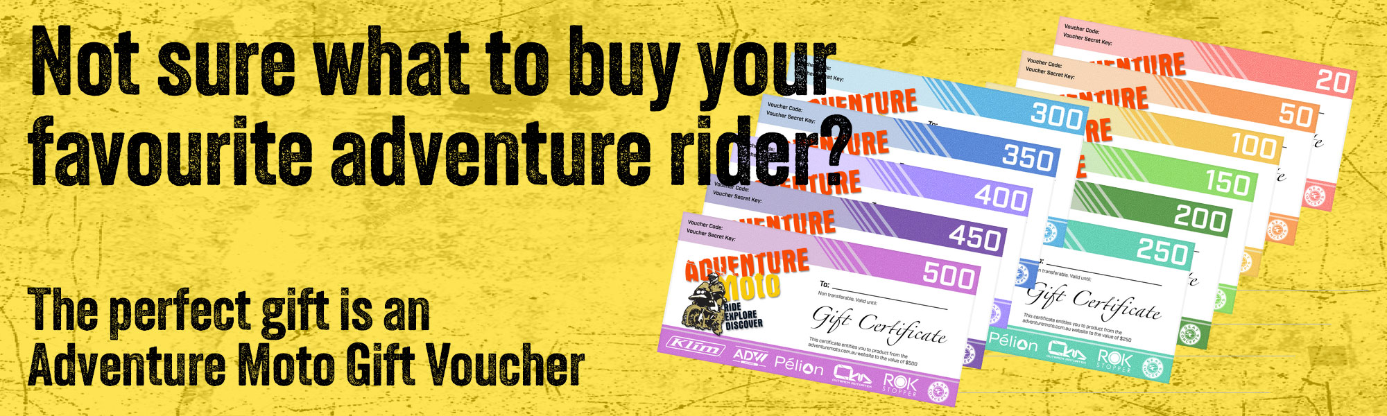 Gift certificate for your favourite adventurer