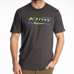 Klim Heritage Tri-Blend Tee [Colour Option: Black-Hi-Vis] [Size: Small]