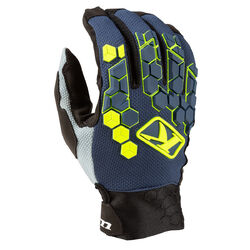 Klim Dakar Glove [Colour Option: Electrik Gecko] [Size: Small]