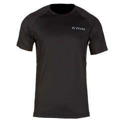 Klim Aggressor -1.0 Short Sleeve Cooling Base Layer [Size: Small] [Colour Option: Black] 