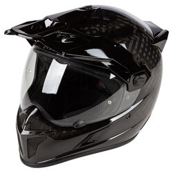 Klim Krios Karbon Adventure Helmet ECE/DOT [Colour: Gloss Karbon Black] [Size: XLarge]