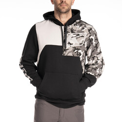 Klim Cliff Hanger Pullover Hoodie [Colour: Black - Camo] [Size: Small]