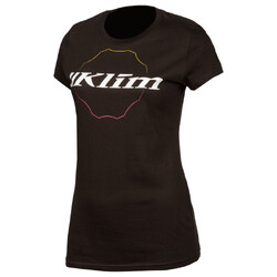 Klim Women's Excel Short Sleeve Tee [Colour Option: Black-White] [Size: XSmall]