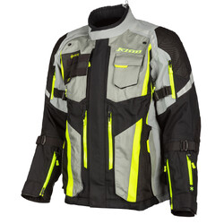 Klim Badlands Pro Jacket  [Colour:Petrol - Strike Orange] [Size:Medium] [Length:Regular]