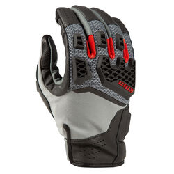 Klim Baja S4 Glove [Colour Option: Monument Gray - Redrock] [Size: Small]