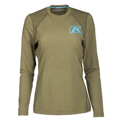 Klim Solstice -1.0 Women's Long Sleeve Cooling Base Layer [Size: Large] [Colour Option: Burnt Olive]