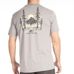 Klim Hawley Tri-Blend Tee [Colour Option: Black - Russet Orange] [Size: Small]