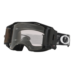 Oakley Airbrake Tuff Blocks Black Gunmetal | Clear Lense Goggles