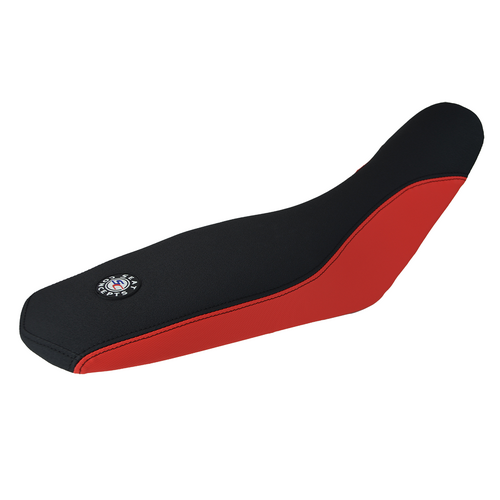 Seat Concepts Honda CRF250F ('19-'25) Comfort [Seat option: Foam & Cover Kit] [Cover option: Red Semi-Grip Sides/Black Semi-Grip Top]