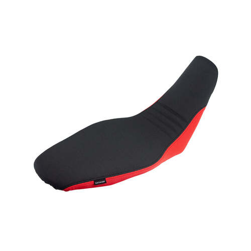 Seat Concepts Honda CRF300L ('21-'24) Comfort Low [Seat Option: Complete Seat] [Cover Option: Red Semi-Grip Sides/Black Semi-Grip Top]