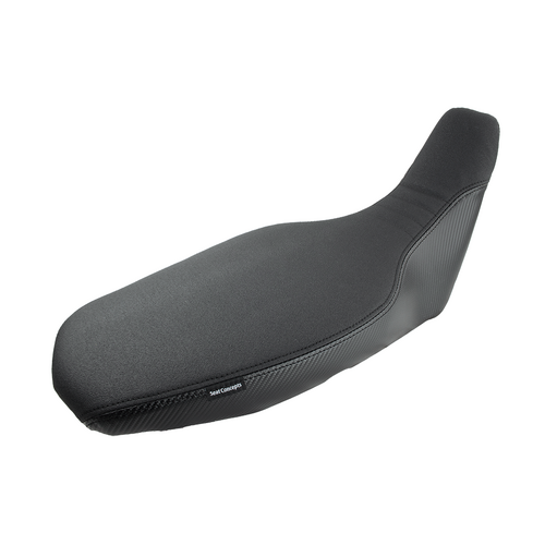 Seat Concepts Honda CRF300L ('21-'24) Comfort Tall [Seat Option: Complete Seat] [Cover Option: Black Carbon Fiber Sides/Black Sand Paper Grip]