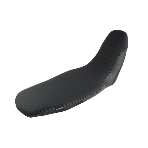 Seat Concepts Honda CRF300 Rally ('21-'24) Comfort Low [Seat Option: Complete Seat] [Cover Option: Black Carbon Fiber Sides/Black Semi-Grip Top]