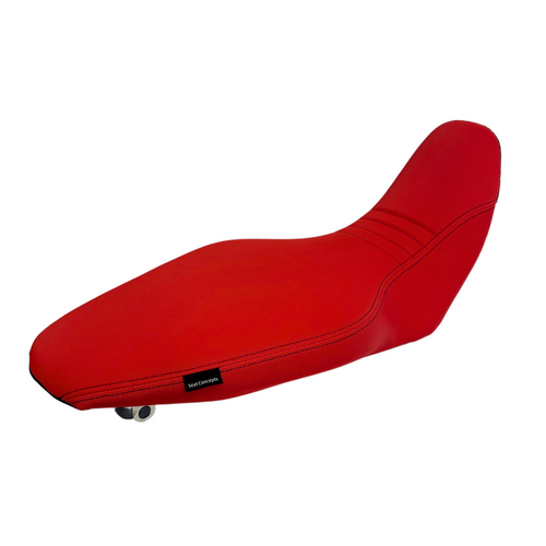 Seat Concepts Honda CRF300 Rally ('21-'24) Comfort [Seat Option: Complete Seat] [Cover Option: Red Semi-Grip Sides/Red Semi-Grip Top]