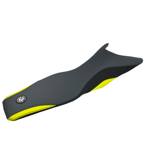 Seat Concepts Husqvarna 701 Enduro/Supermoto ('16-'20) Comfort XL [Seat Option: Complete Seat] [Cover Option: Yellow Neon Luna/Black Luna/Grey Luna]