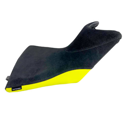 Seat Concepts Husqvarna Norden 901 ('22-'24) Comfort Low Seat [Seat Option: Front Foam & Cover Kit ONLY] [Cover Option: Diamante Black/Neon Yellow]