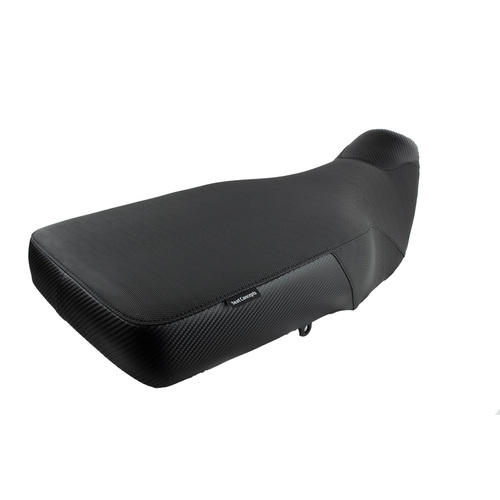 Seat Concepts Kawasaki KLR650 ('22-'24) Tall Comfort Seat [Cover Option: Black Carbon Fibre Sides/Black Semi-Grip Top] [Seat Option: Complete Seat]