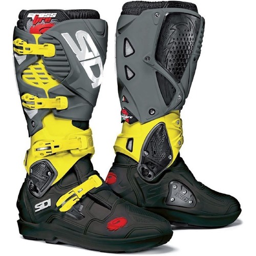 SIDI Crossfire 3 Limited Edition Boots Black/Yellow Fluro/Grey [Size: 43 EU / 9 US]