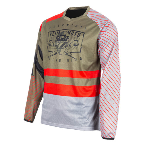 Klim Petrol Jersey [Colour Option: Octane Winter Moss - Redrock] [Size: Medium]