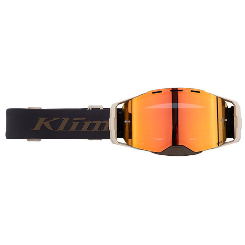 Klim Edge Off-Road Goggle [Colour Option: Asphalt Teak W/ Smoke Bronze Mirror Lens]