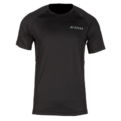 Klim Aggressor -1.0 Short Sleeve Cooling Base Layer [Size: Small] [Colour Option: Black] 