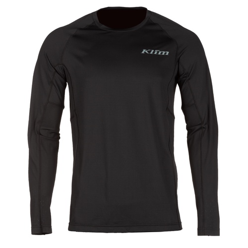 Klim Aggressor -1.0 Long Sleeve Cooling Base Layer [Size: Small] [Colour Option: Black] 