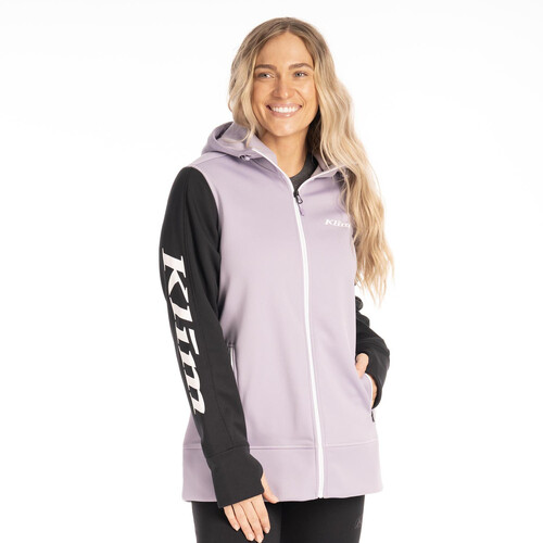 Klim Visita Long Hoodie [Size: XSmall] [Colour Option: Wisteria - Black]