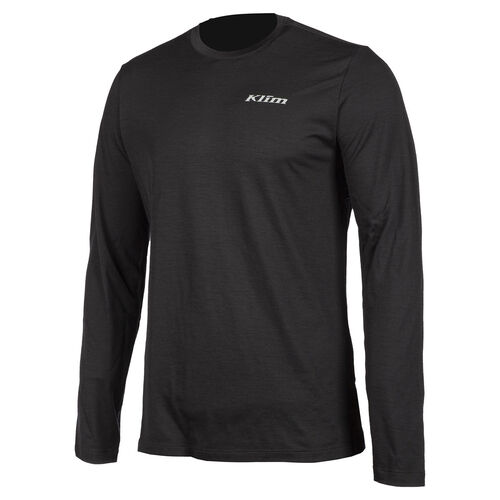 Klim Teton Merino Wool Long Sleeve Shirt [Colour: Black] [Size: Small]