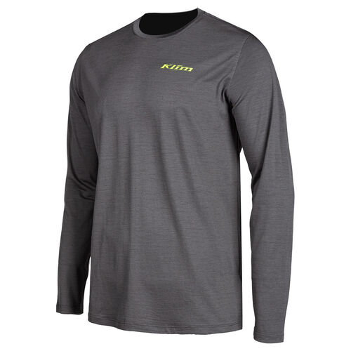 Klim Teton Merino Wool Long Sleeve Shirt [Colour: Asphalt] [Size: Large]