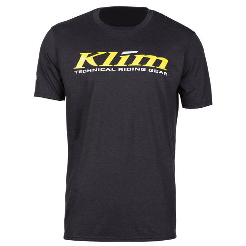 Klim K Corp Short Sleeve Tee [Colour Option: Black-Yellow] [Size: Small]