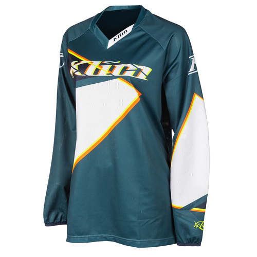 Klim Women's XC Lite Jersey [Colour Option:Shattered Petrol] [Size:Medium]