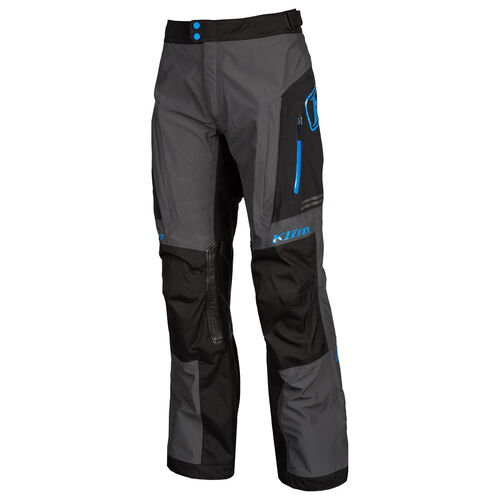 Klim Traverse GORE-TEX Pants [Colour:Black-Kinetic Blue] [Size:Regular (34)]