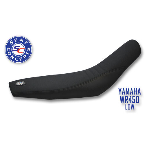 Seat Concepts Yamaha WR450F ('12-'15) Low Foam & Cover Kit [Cover Option: Blue Gripper Sides/Black Gripper Top]