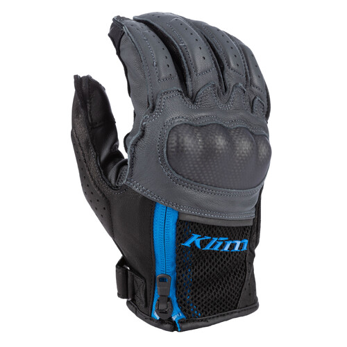 Klim Induction Glove [Colour Option: Asphalt - Electric Blue Lemonade] [Size: 2XLarge]