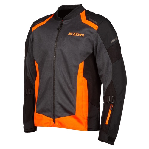 Klim Induction Jacket [Colour Option: Black-Strike Orange] [Size: 2XLarge]