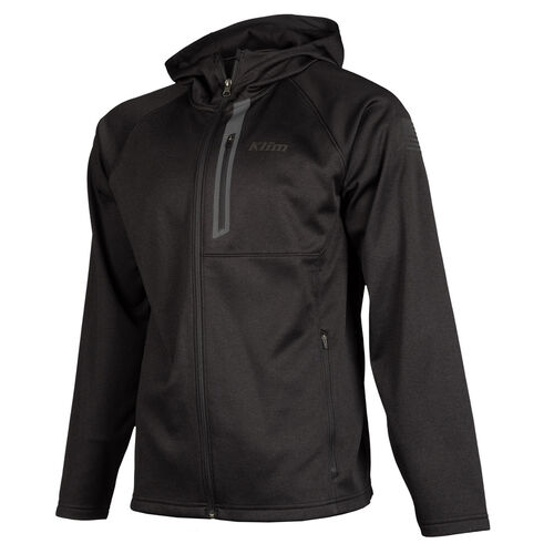 Klim Alpha Hoodie [Colour:Stealth Black] [Size:Small]