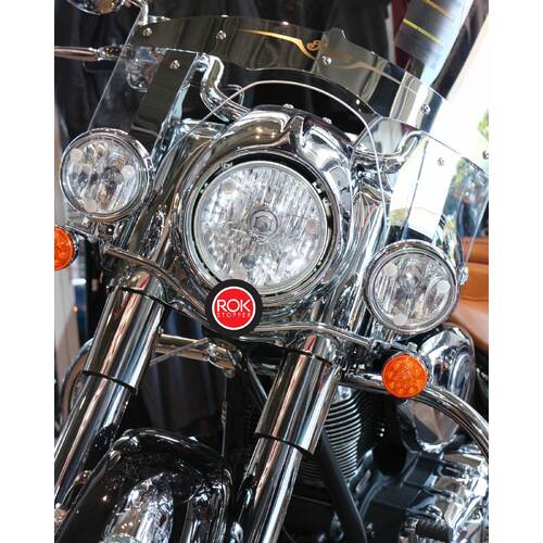 ROK Stopper Indian Chief/Chieftan/Springfield/Vintage Headlight & Driving Lights ('14-On) Headlight Protector Kit