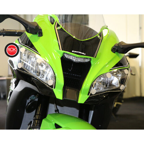 ROK Stopper Kawasaki ZX-10R Ninja KRT/SE/RR ('16-On) Headlight Protector Kit