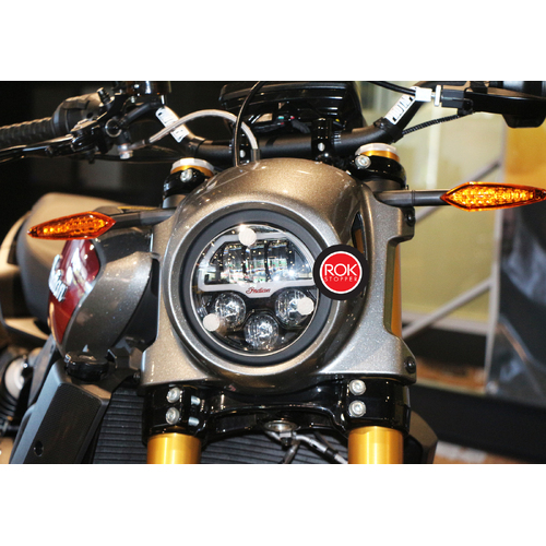 ROK Stopper Indian FTR 1200 Range ('19-On) Headlight Protector Kit