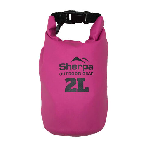 Sherpa 2L Waterproof Dry Bag [Colour Option: Pink]