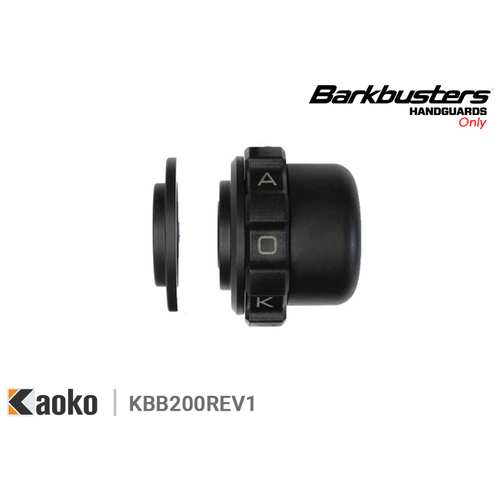 Kaoko Throttle Stabiliser for select Honda and Kawaski models with 14mm ID Handlebars with Barkbusters 