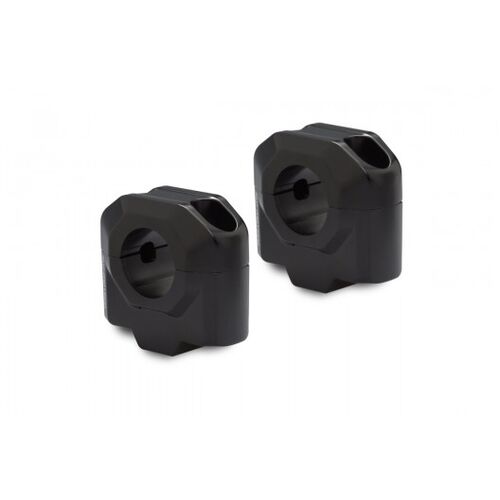 SW Motech Handlebar Risers for 28mm √ò Bars, 30mm Height [Colour Option: Black]