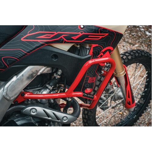 Outback Motortek Honda CRF450L/RL ('18-'24) Crash Bars [Colour Option: Glossy Red]