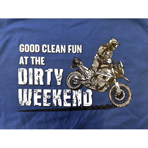 Adventure Moto Dirty Weekend 2024 T-Shirt [Size: Small]