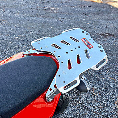 B&B Off Road Yamaha XTZ690/T700 Tenere ('20-'24) Compact Tail Luggage Plate [Colour Option: Polished Silver]